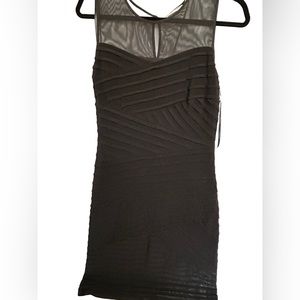 Calvin Klein Black Dress Sleeveless Sheath Career Formal Dress Size 6